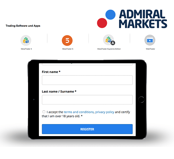 Admiral markets Trading rechner
