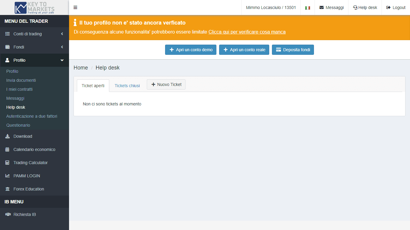 Recensione KeyToMarkets Servizio clienti 