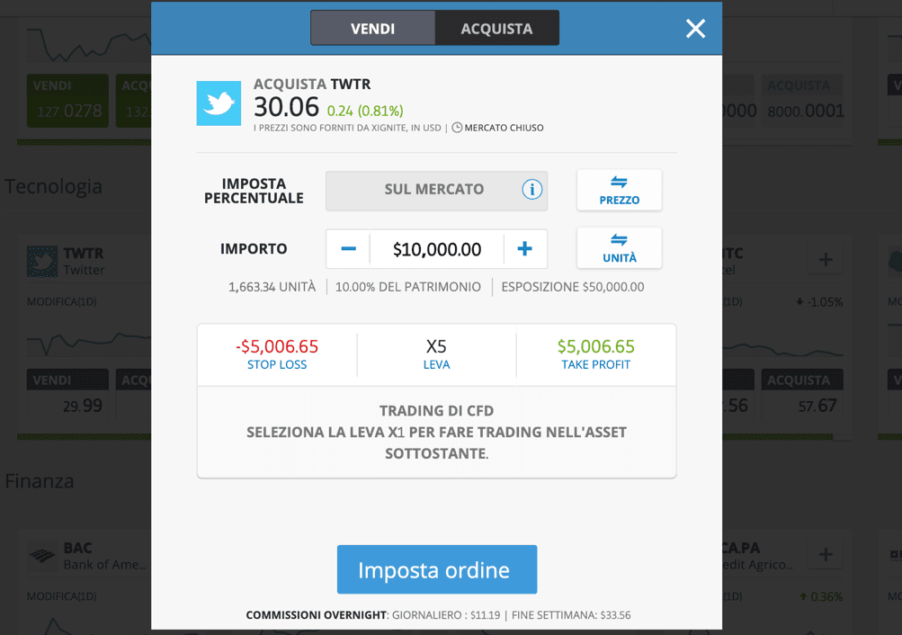 Guida conto demo eToro 