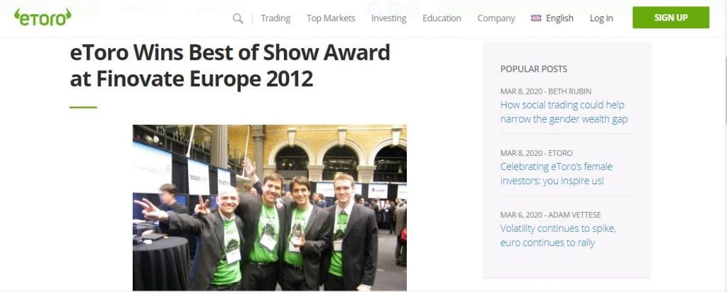 eToro Awards