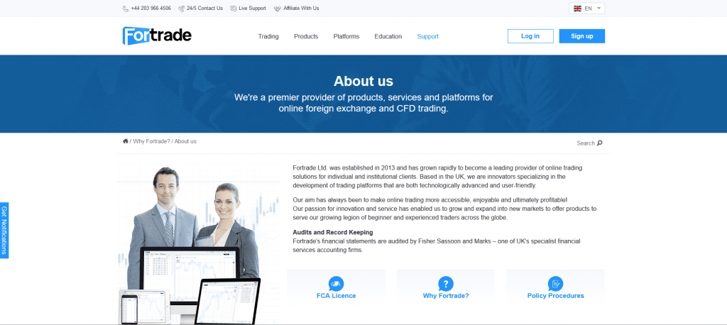 fortrade about us