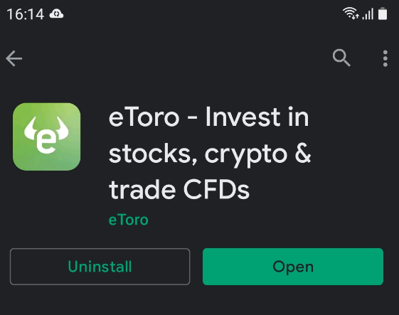 eToro app download google play