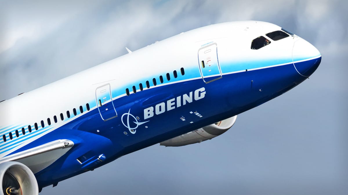 Boeing airplane