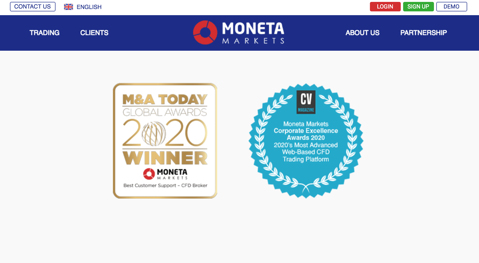 Moneta Markets Awards