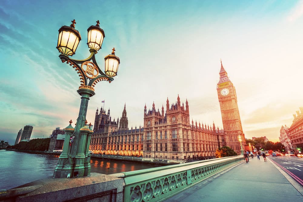 Big Ben seen from Westminster Bridge