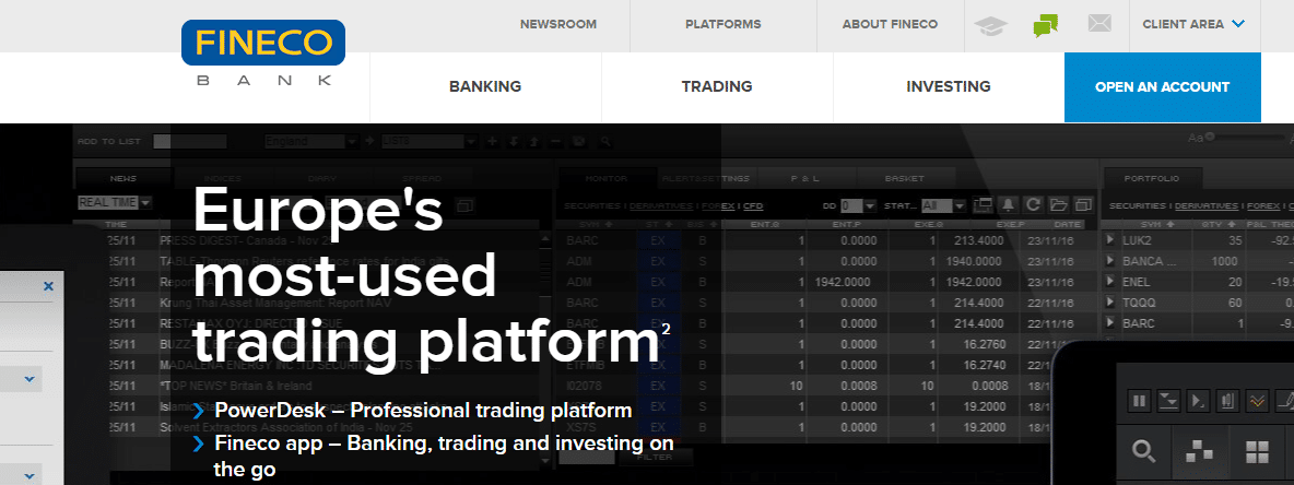 Fineco Demo Account Platform