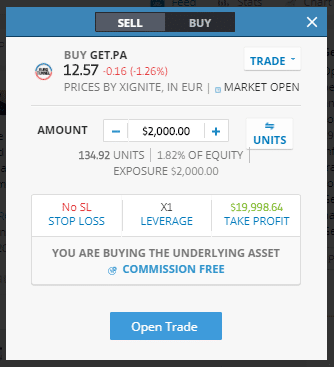 eToro Share Trading