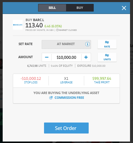 buy barclays shares at eToro