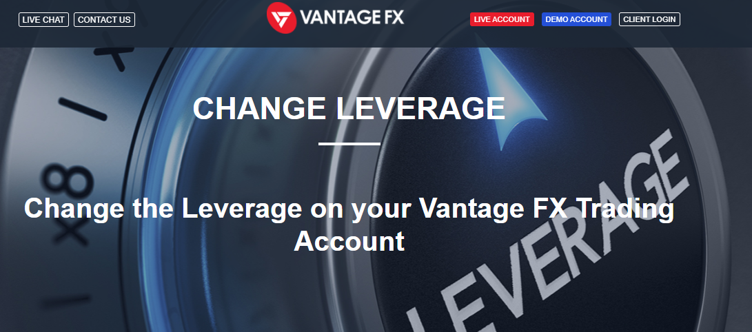 Vantage FX Change Leverage AUS