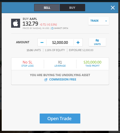 Buy Apple Shares eToro