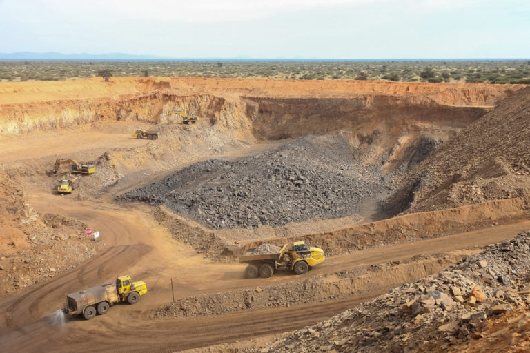 Premier African minerals trucks