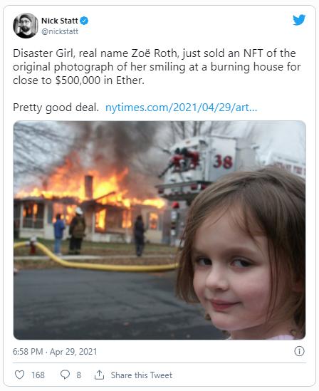 Disaster Girl NFT