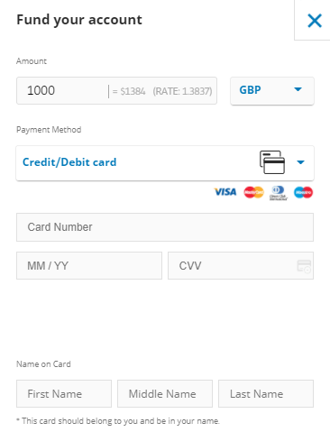 eToro Fund Account