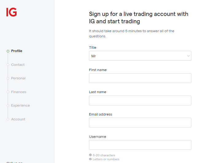 IG Open Account Singapore Airline Stocks