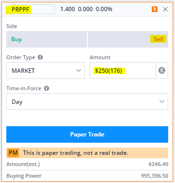 Webull short selling