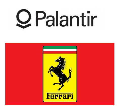 Ferrari and Palantir Logo