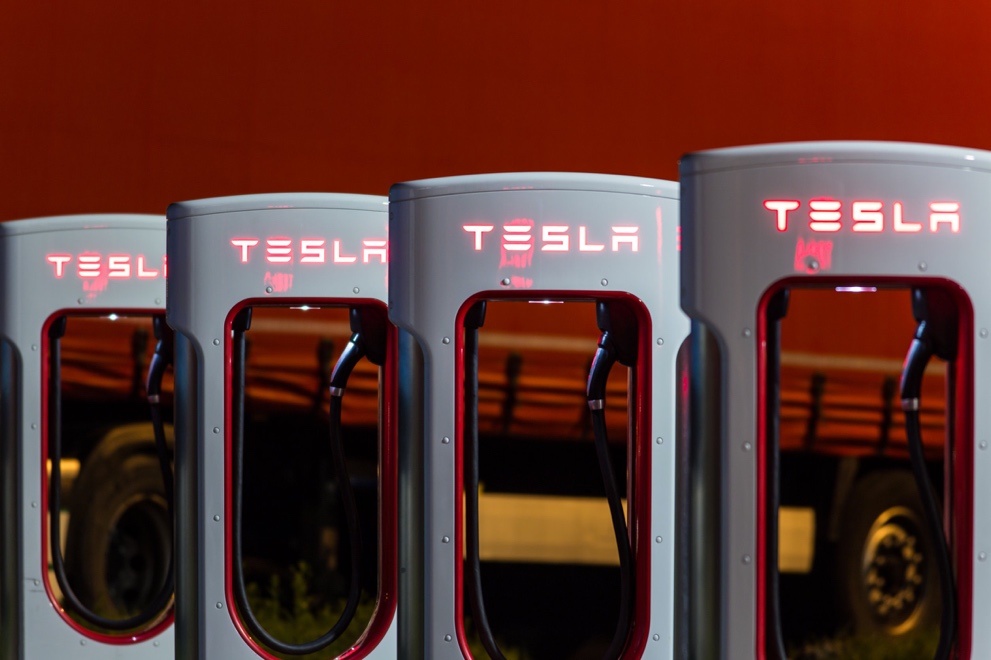 tesla motors inc tsla cut from S&P