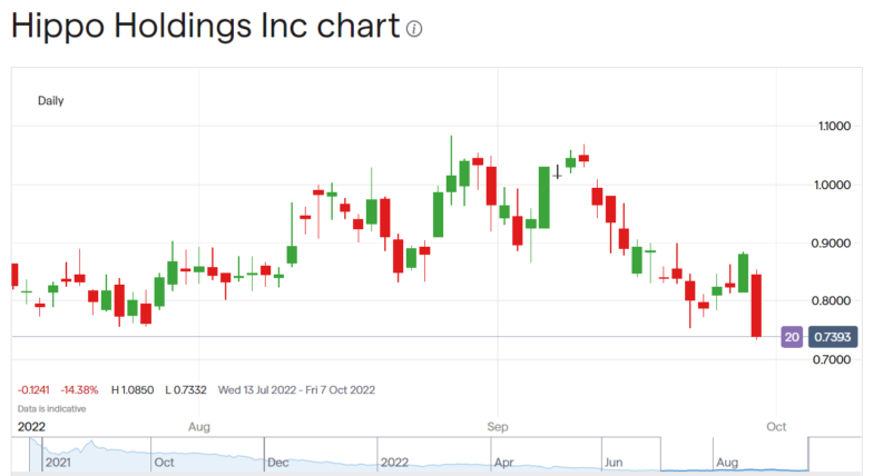Hippo Holdings stock price