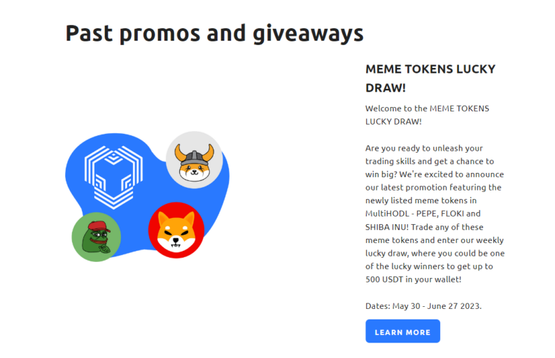 youhodler promos and giveaways