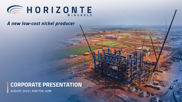 Horizonte Minerals Corporate Presentation