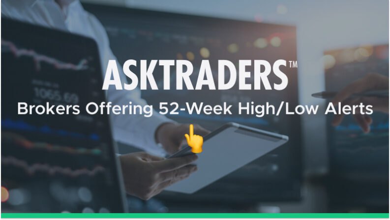 Brokers Offering 52-Week High/Low Alerts
