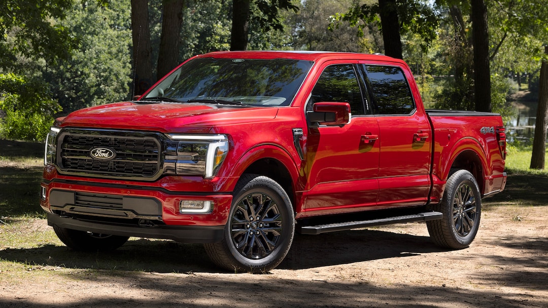 red ford f-150 2024 model