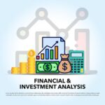 Financial and investment analysis illustration