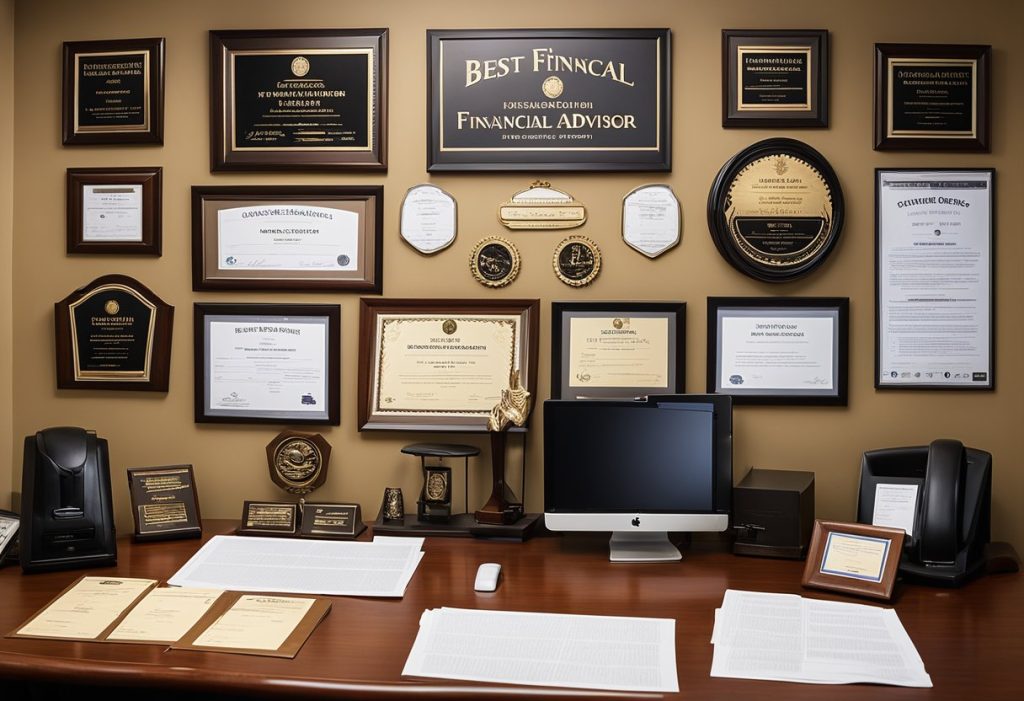 Growth chart showing long-term investment returns