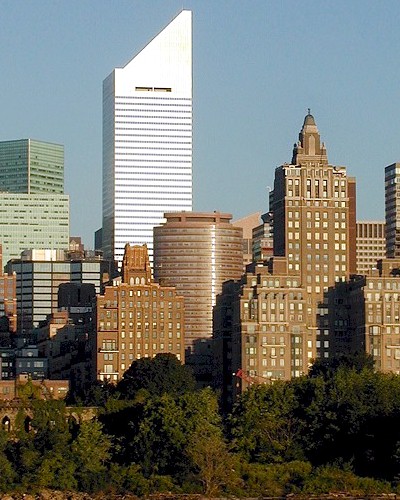 Citigroup Center building in New York City skyline