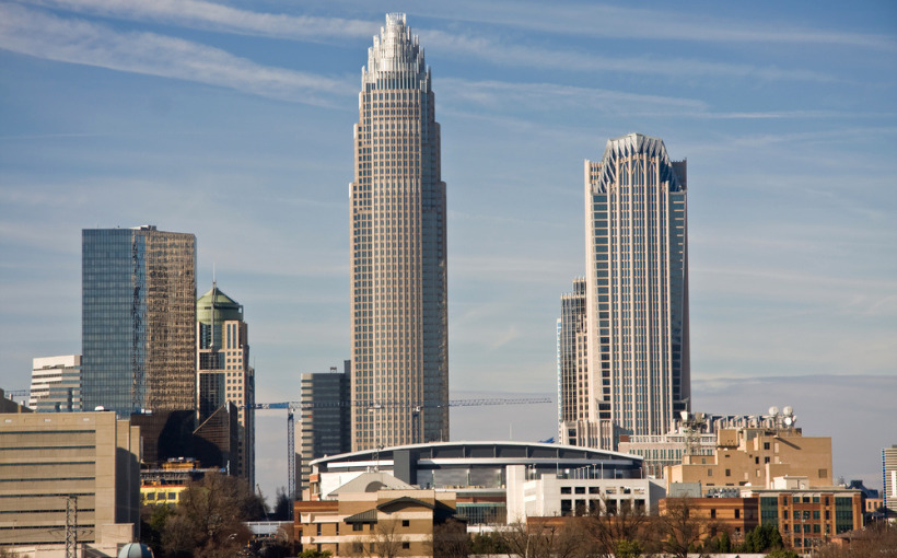 Bank of America Corporate Center dominates Charlotte's skyline