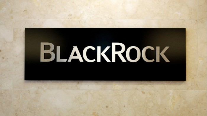 BlackRock corporate headquarters signage