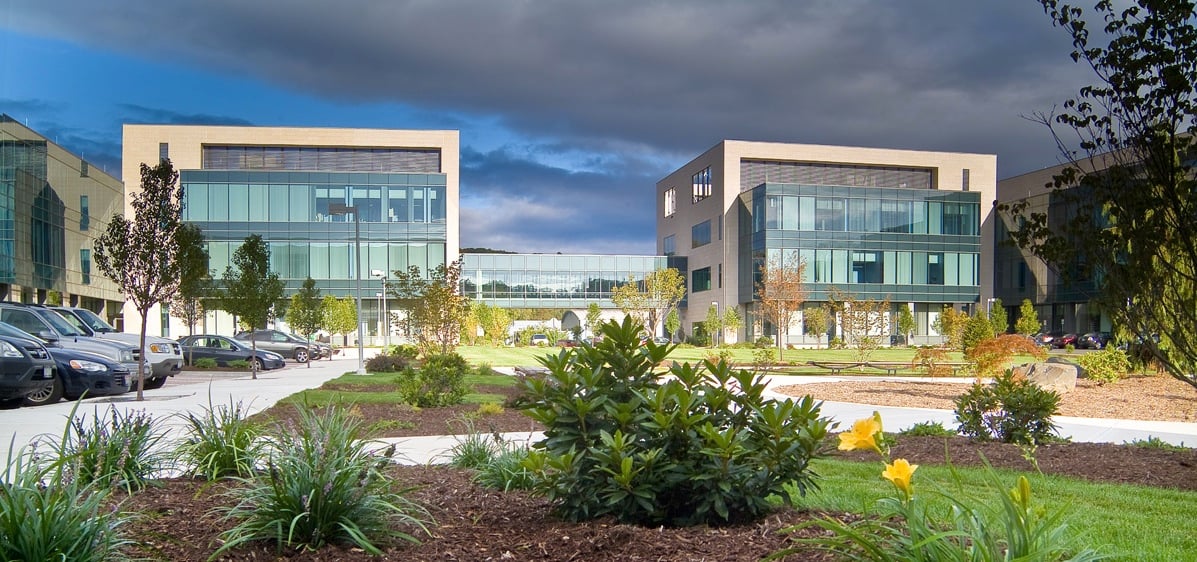 Regeneron corporate campus with modern architecture
