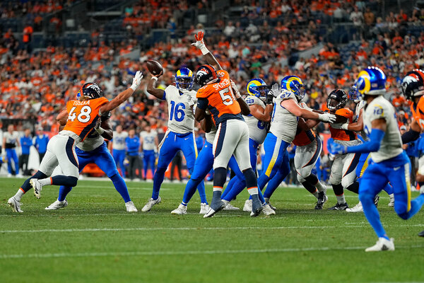 NFL promotional materials showing streaming content