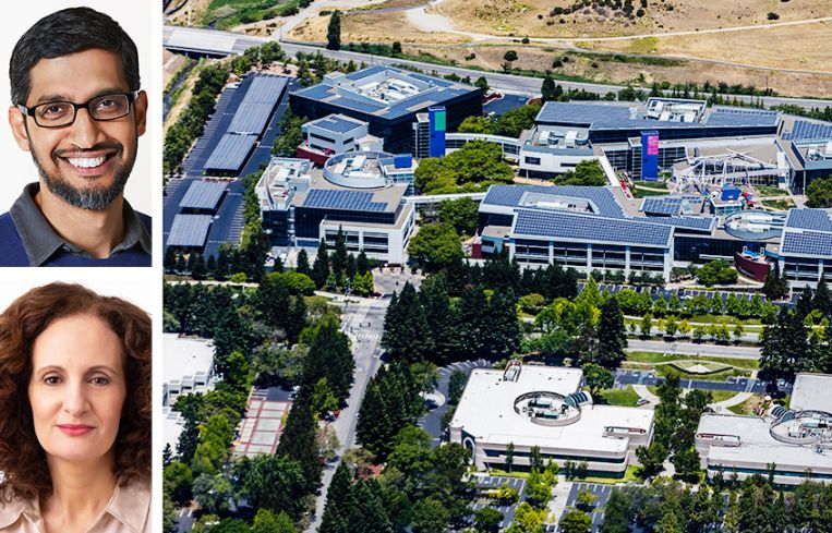 Alphabet headquarters aerial view