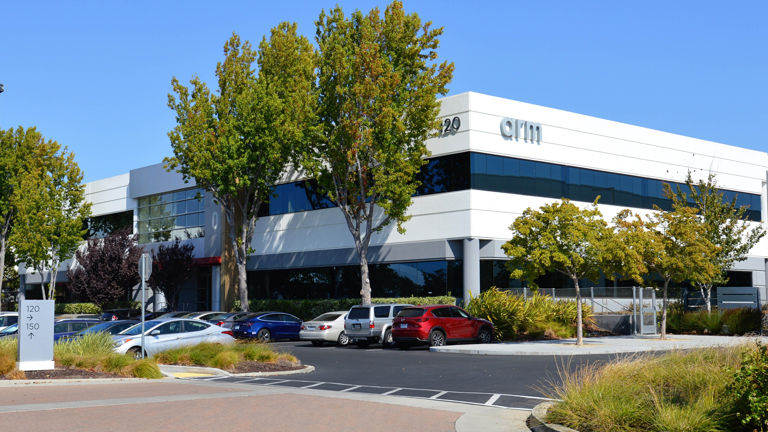 ARM Holdings headquarters building with company logo