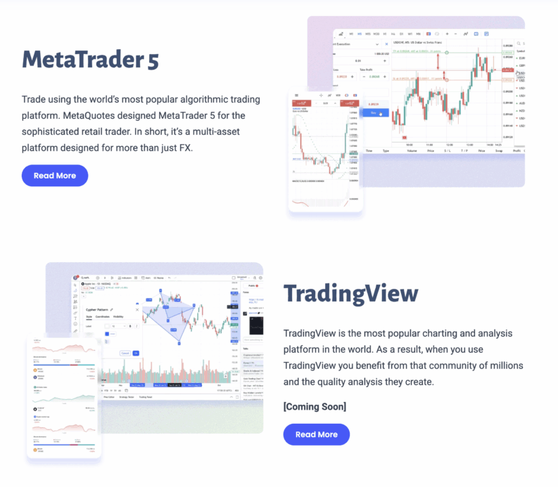 TabTrade trading platforms