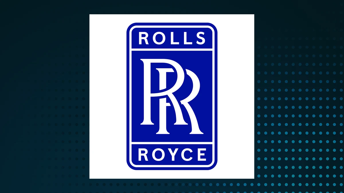 Rolls-Royce Holdings plc company logo on a plain background