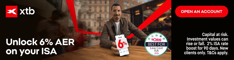 Open an account with XTB