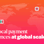 Boku logo over a world map graphic with UK, Mexico, and UAE flag icons, accompanied by the text 'Build local payment experiences at global scale.'