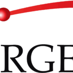 Energean company logo in black text with a red curved swoosh above it, on a transparent/white background.