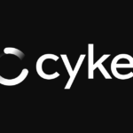 Cykel AI logo: a white circular ring symbol beside the word 'cykel' on a black background