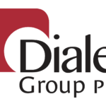 Diales Group PLC company logo with red rounded square and black wordmark
