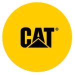 Black CAT logo on a yellow circle against a white background