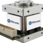 Filtronic-branded RF module with an aluminium housing and a pin connector, shown on a white background